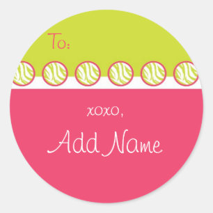 Sassy Zebra Gift Sticker