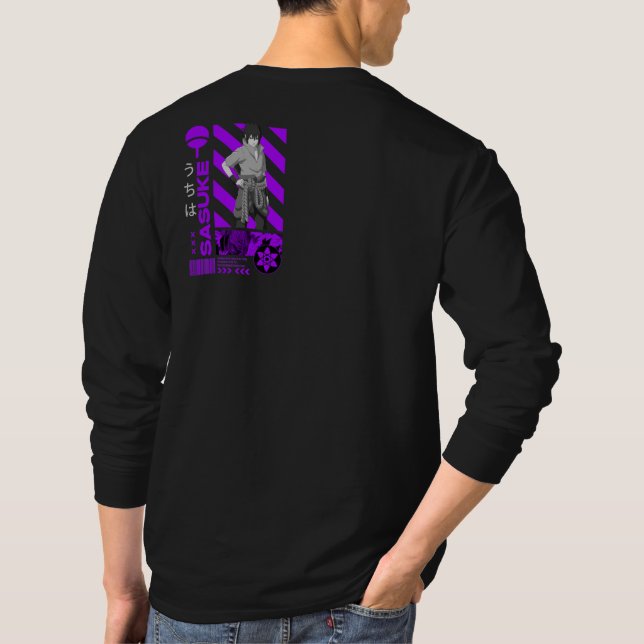 SASUKE ANIME T-Shirt (Back)