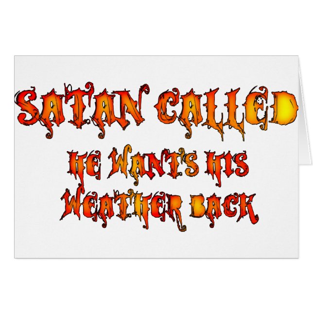 Satan appelé vague de chaleur 2011 (Devant horizontal)