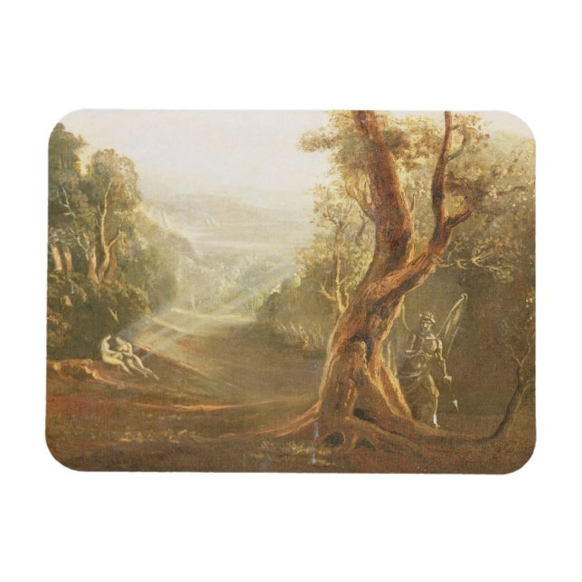 Satan Contemplating Adam and Eve in Paradise, from Magnet (Horizontal)