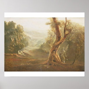 Satan Contemplating Adam and Eve in Paradise, from Poster