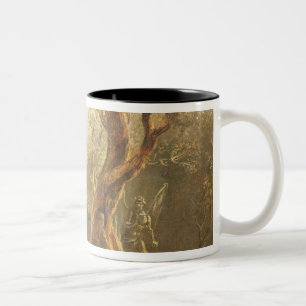 Satan Contemplating Adam and Eve in Paradise, from Two-Tone Coffee Mug