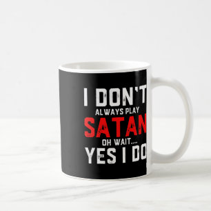 Satan Costume Devil Halloween Costume Satan Coffee Mug