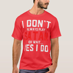 Satan Costume Devil Halloween Costume Satan  T-Shirt