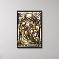 Satan Enthroned 24x36 Canvas Wall Art