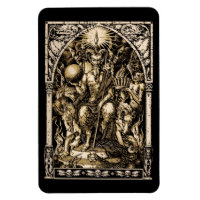 Satan Enthroned 4x6 Magnet