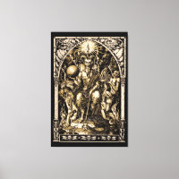Satan Enthroned HUGE 40"x60"