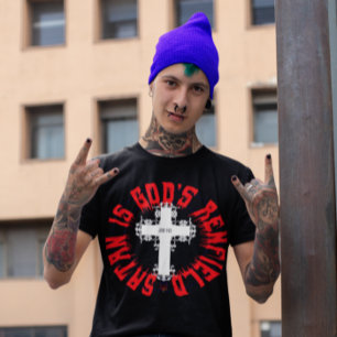 SATAN EST LE T-shirt DE DIEU RENFIELD BLOODY HALLO