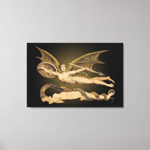 Satan & Eve 36x24 Stretched Canvas Artwork- Print