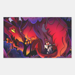 Satan Halloween Slasher   Helluva Boss    Sticker