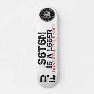 SATAN IS A LOSER Dont Sell Soul Skateboard