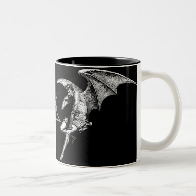 Satan Thinking Pentagram Mug (Right)