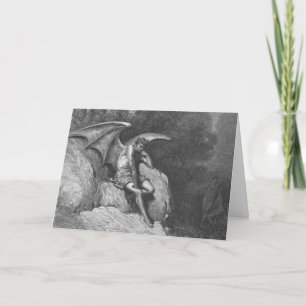 Satan Thinking Winter Solstice Card