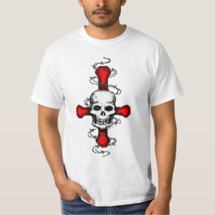 Satanic Cross Skull T-shirt
