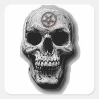 Satanic Evil Skull Design