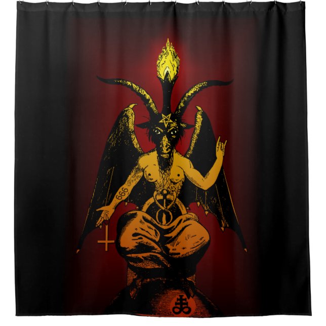 Satanic Goat HUGE 6'x6' Tapestry (Front)