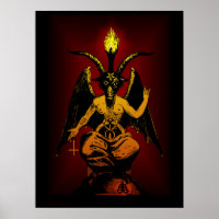 Satanic Goat Wall Art 18x24