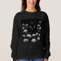 Satanic Occult Cat Goth Grunge Black Metal Crust