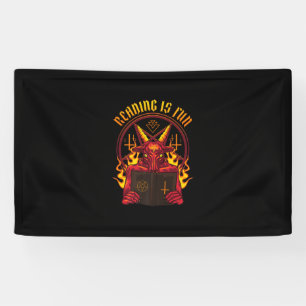 Satanic Pagan Goat Premium Banner