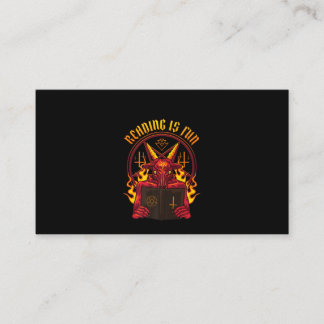 Satanic Pagan Goat Premium Business Card