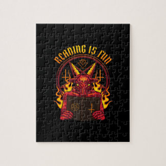 Satanic Pagan Goat Premium Jigsaw Puzzle