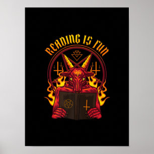 Satanic Pagan Goat Premium Poster