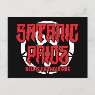 Satanic Pride Postcard