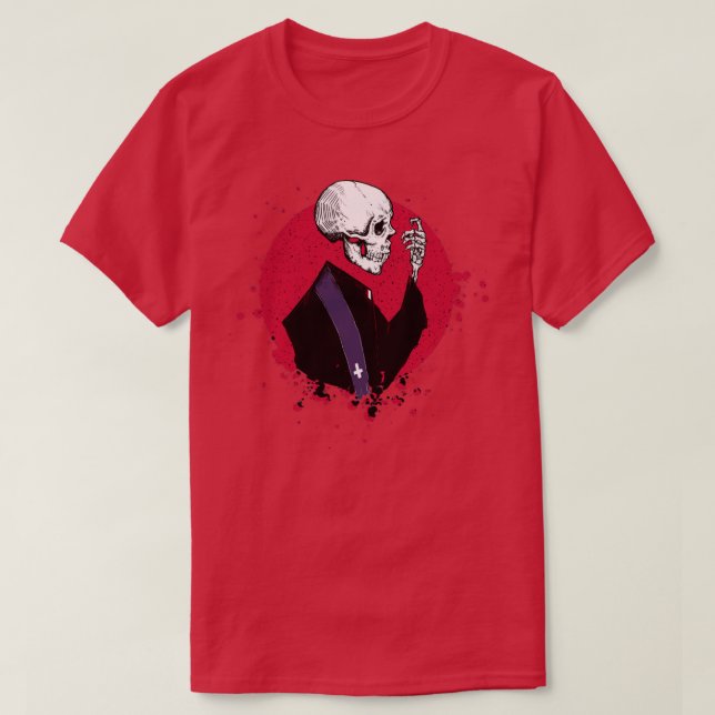 Satanic Priest T-Shirt (Design Front)