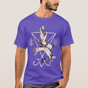 Satanic Sigil Of Lucifer With Pentagram And Leviat T-Shirt
