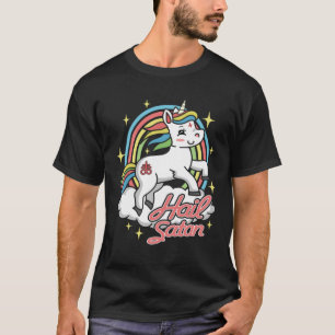 Satanic Unicorn Satan for Devil Followers T-Shirt
