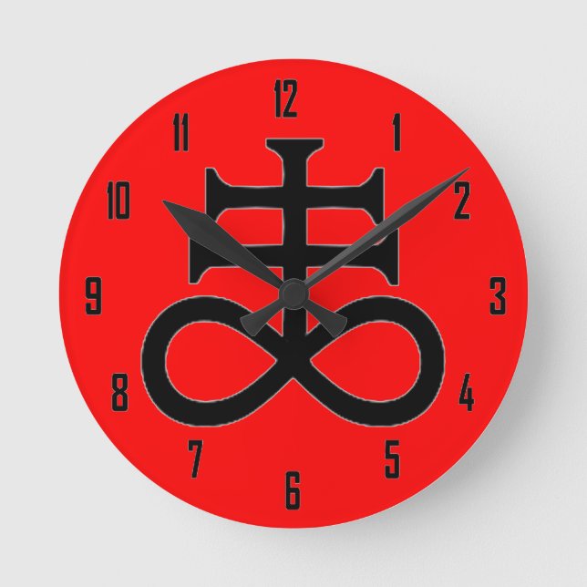 SATAN'S CROSS ROUND CLOCK (Front)