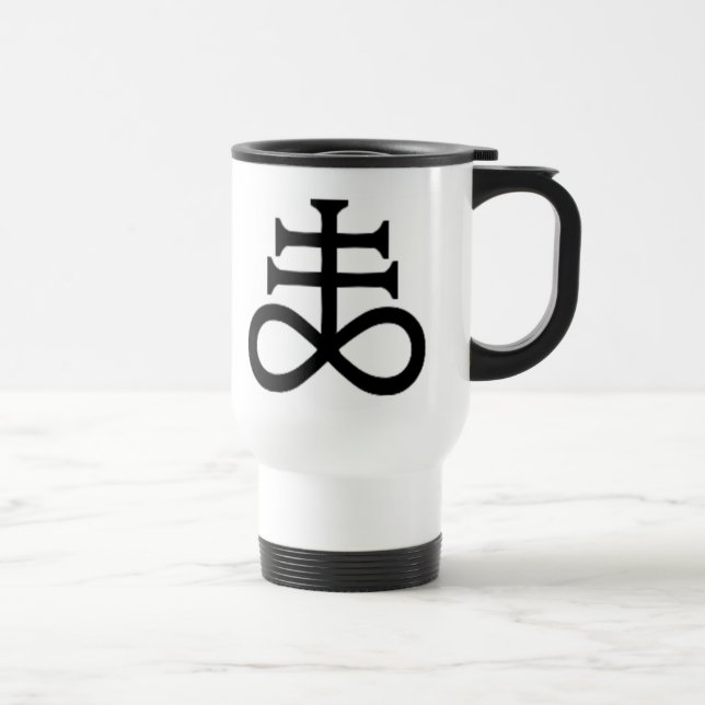 SATAN'S CROSS TRAVEL MUG (Right)