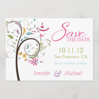 Sate the Date Doodle Tree Save The Date
