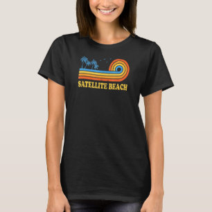 Satellite Beach Florida Summer Fl Tropical Us Citi T-Shirt