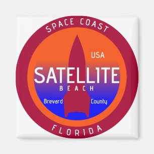 Satellite Beach Space Coast Magnet