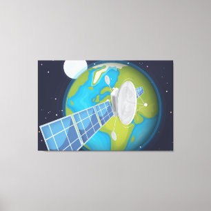 Satellite Canvas Print