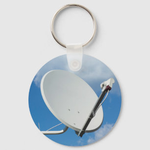 Satellite dish keychain