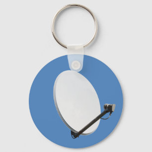 Satellite dish keychain