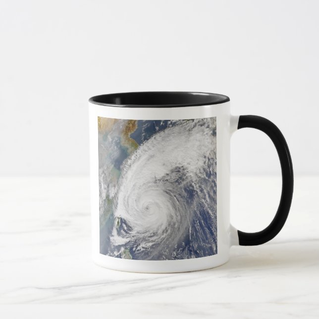 Satellite image of a typhoon mug (Right)