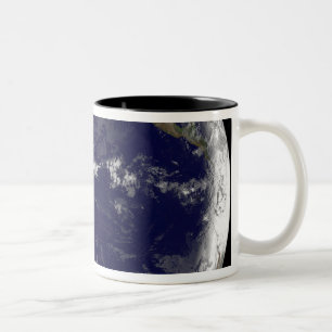 Satellite image of Earth 2 Two-Tone Coffee Mug