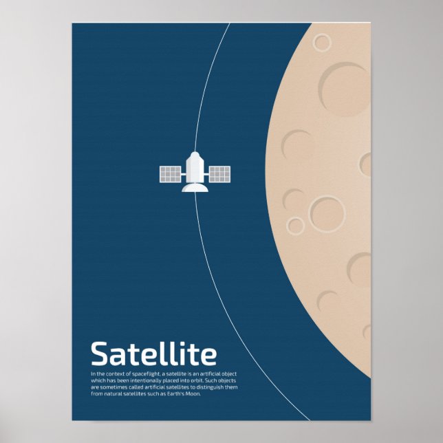 Satellite Poster for Kids (Front)