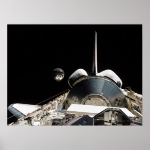 Satellite STARSHINE 2 deployed from Endeavour Poster
