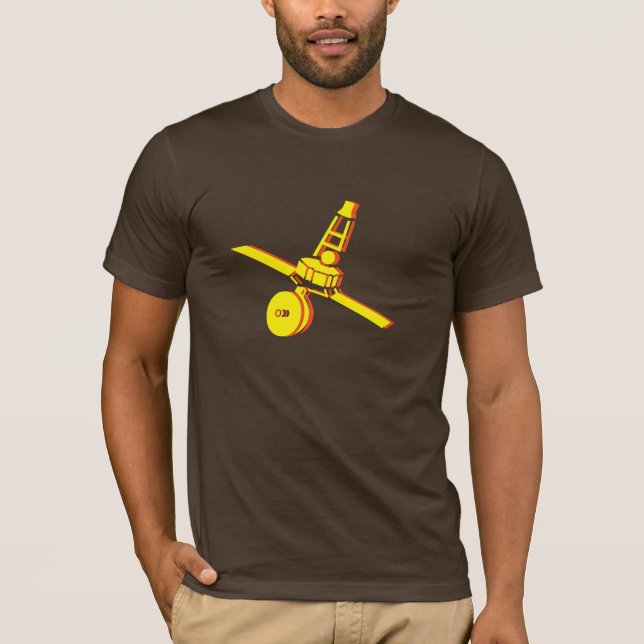 satellite t-shirt design space exploration tshirt (Front)
