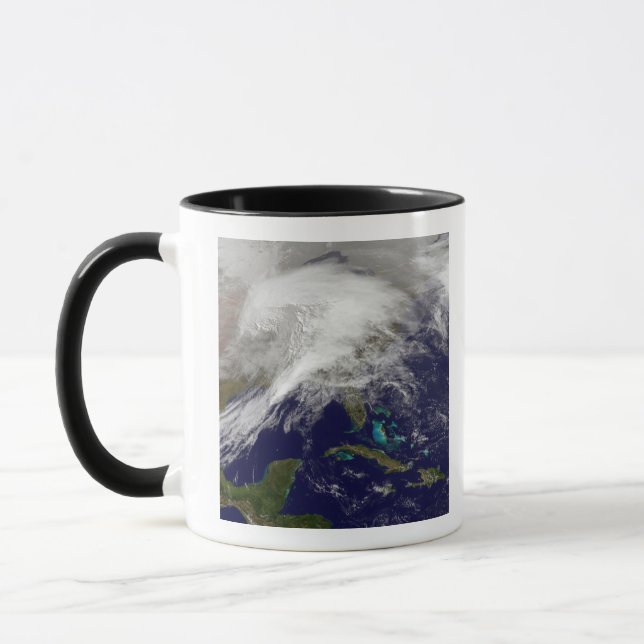 Satellite view of a massive winter storm mug (Left)