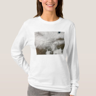 Satellite view of a severe winter storm T-Shirt