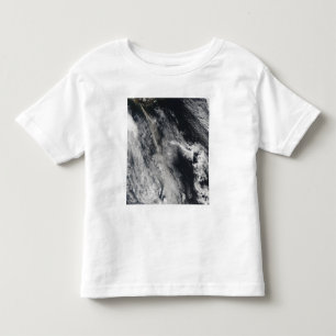 Satellite view of an ash plume 2 toddler t-shirt