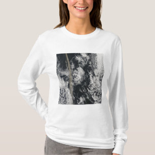 Satellite view of an ash plume T-Shirt