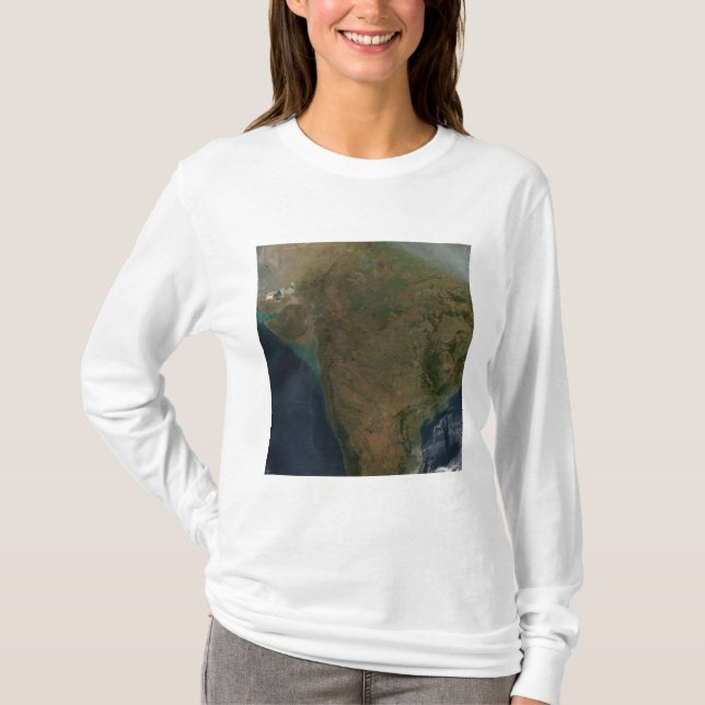 Satellite view of Central India T-Shirt (Front)