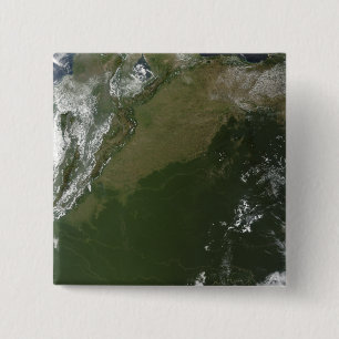Satellite view of eastern Columbia 2 Inch Square Button