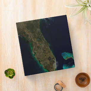 Satellite View Of Florida. Binder